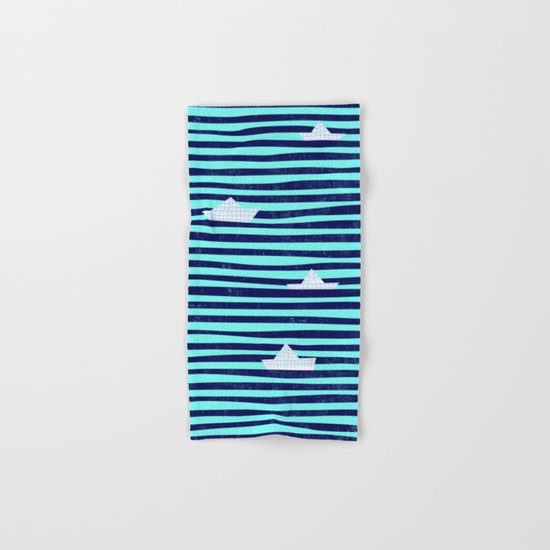 Origaboat blue Hand & Bath Towel