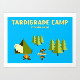 Tardigrade Camp - Steuben Art Print