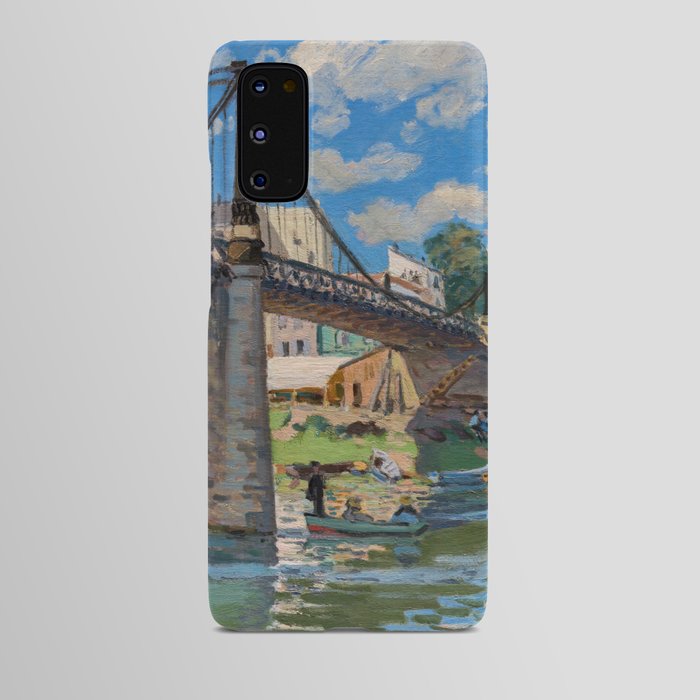 Alfred Sisley - The Bridge at Villeneuve-la-Garenne Android Case
