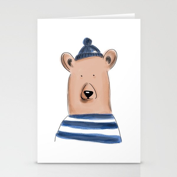 Captain Bear Stationery Cards