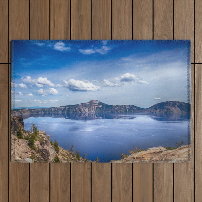 Crater lake Outdoor Rug
