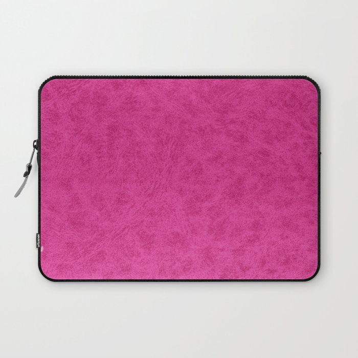 Soft Faux Leather - Hot Pink Laptop Sleeve