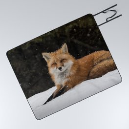Artic Fox Picnic Blanket