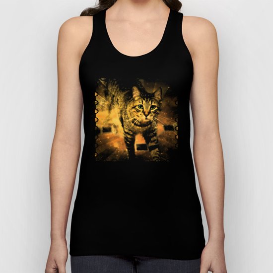 Cat Fire Of The Crossing Oblivion Unisex Tank Top