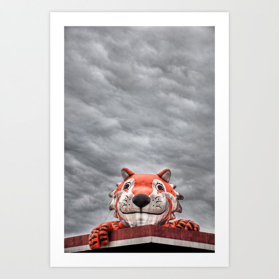 The Eye of the Tiger Art Print