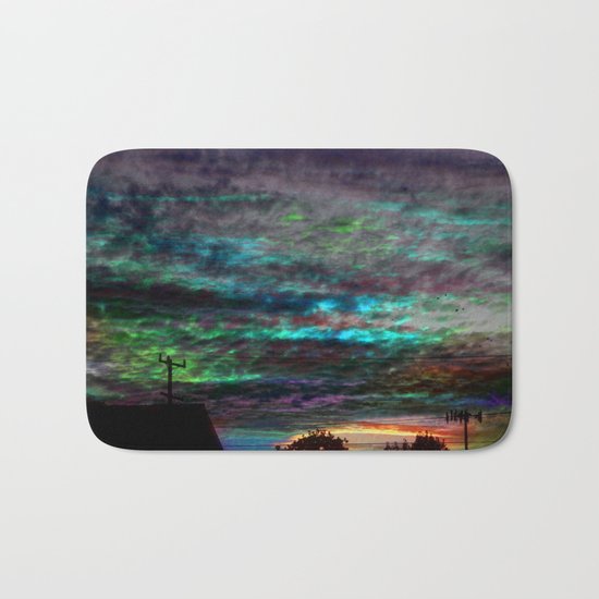 WaterColor SunSet Bath Mat