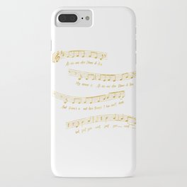 My Name is Alexander Hamilton | Musical Notes iPhone Case