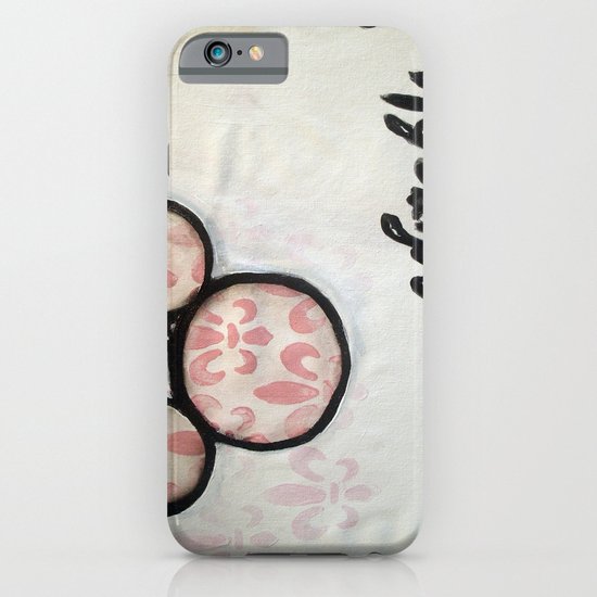 Adorable Mouse Fleur de lis Painting iPhone & iPod Case