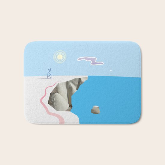 White Silence Bath Mat