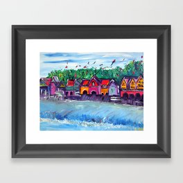 Boathouse Row Framed Art Print