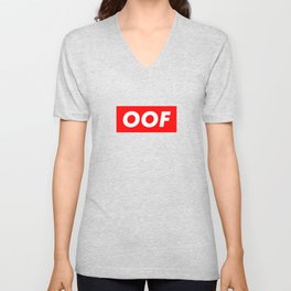 OOF Trendy Meme - Funny Slang V Neck T Shirt