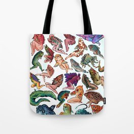 Reverse Mermaids Tote Bag