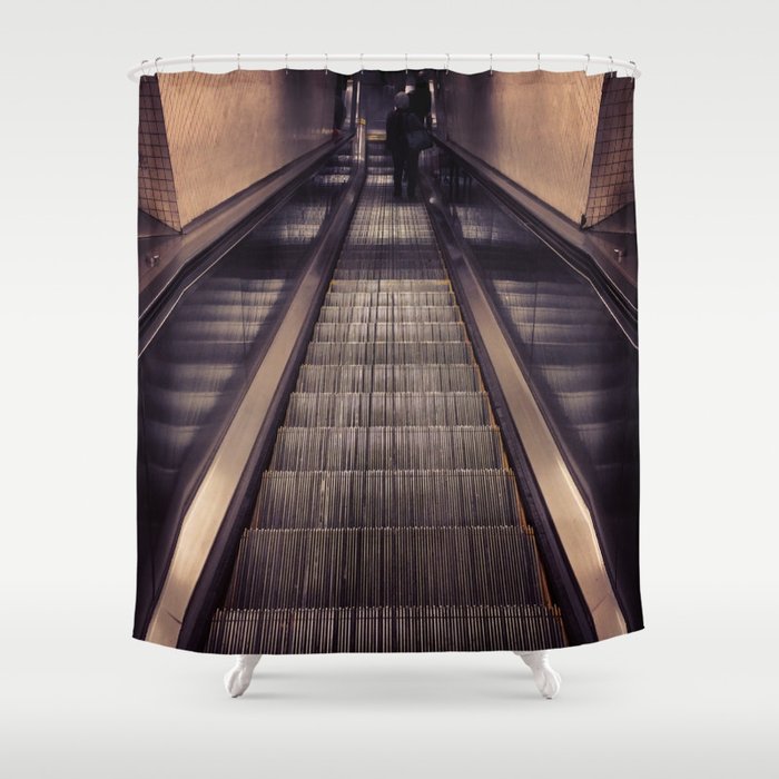 Metal & Chrome  Shower Curtain