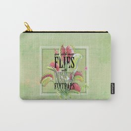 Venus Flytrap Carry-All Pouch | Typography, Nature, Food, Funny 