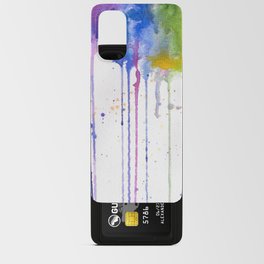 Rainbow Color Burst 2 - Watercolor  #Society6 Android Card Case