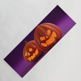 Halloween Pumpkin Yoga Mat