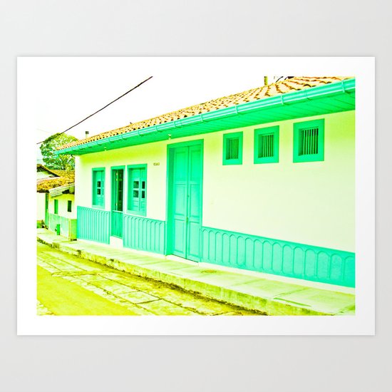 Street, the road Art Print