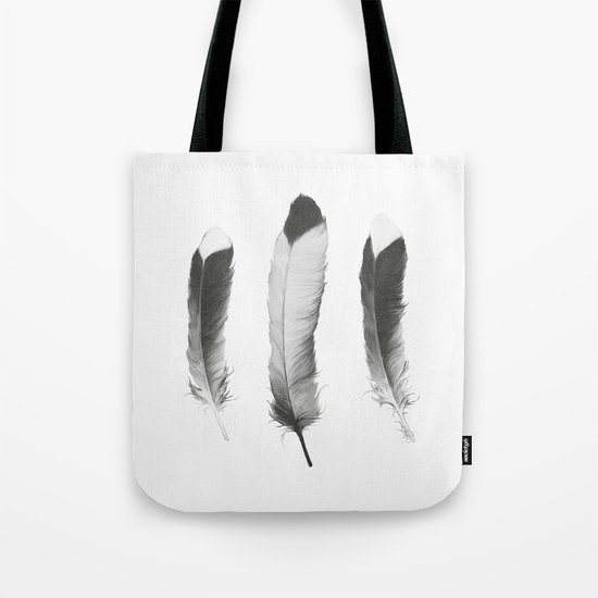 Feathers Sketch Tote Bag