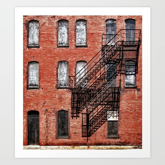 Tenement facade Art Print