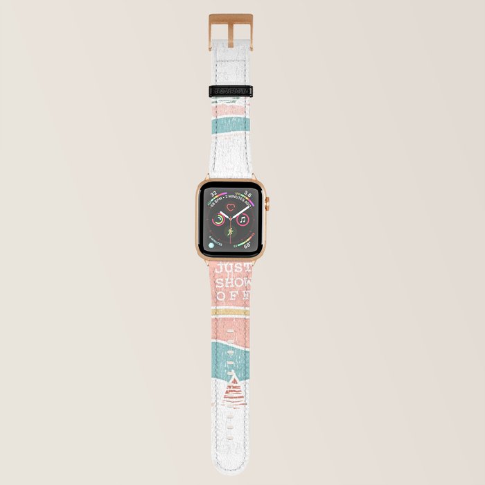 Funny Weightlifting Cat Gym Motivation Animal Apple Watch Band by
