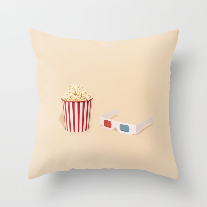 Cinema time Throw Pillow