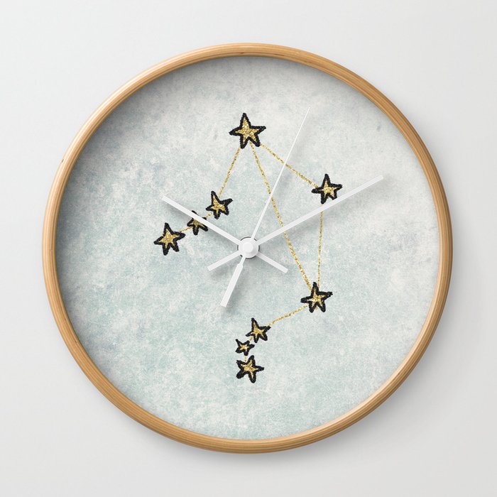 Libra x Astrology x Zodiac Wall Clock