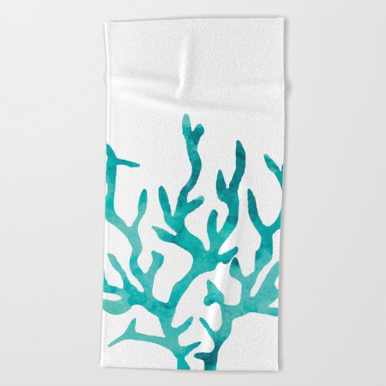 coral Beach Towel