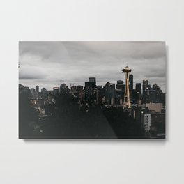 Seattle Skyline Metal Print
