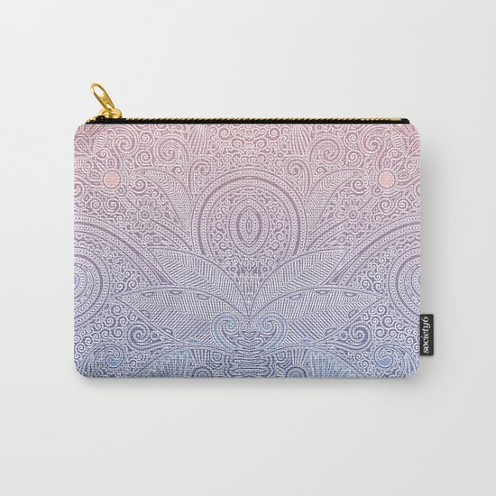Delicate Pattern Carry-All Pouch