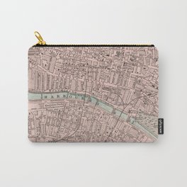 Vintage Map of Glasgow Scotland (1901) Carry-All Pouch