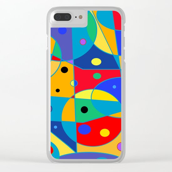 Abstract #69 Clear iPhone Case