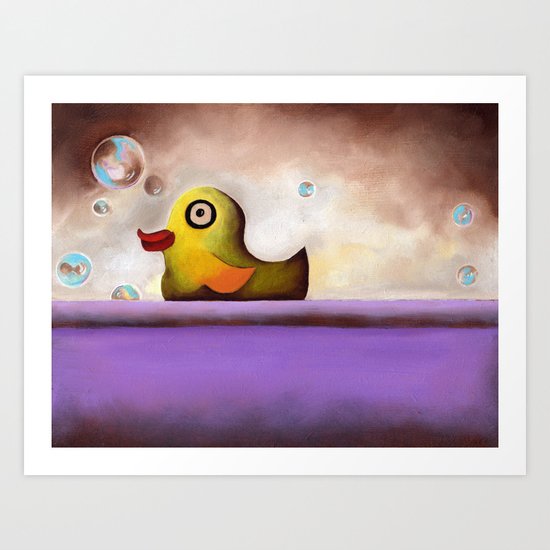 Rubber Duck Art Print