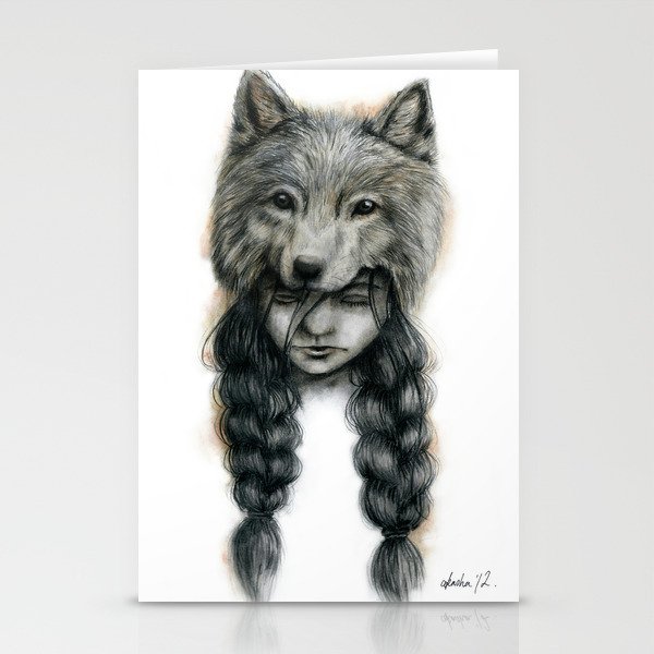 Wolf Cap Stationery Cards
