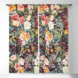 Fall Floral Blackout Curtain