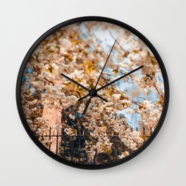 Spring Poetry Wall Clock