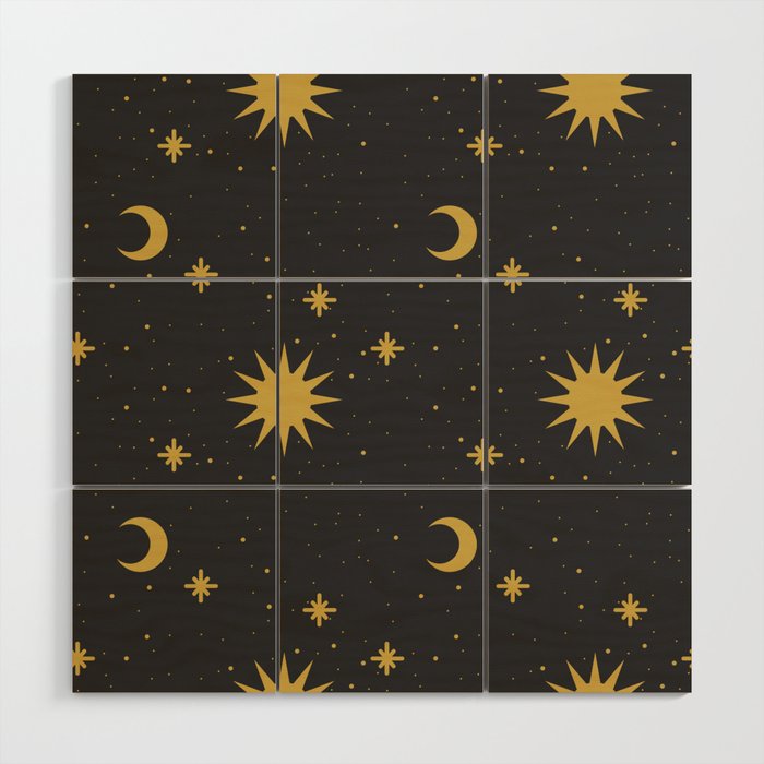 You are my Sun, my Moon, and all of my Stars Wood Wall Art