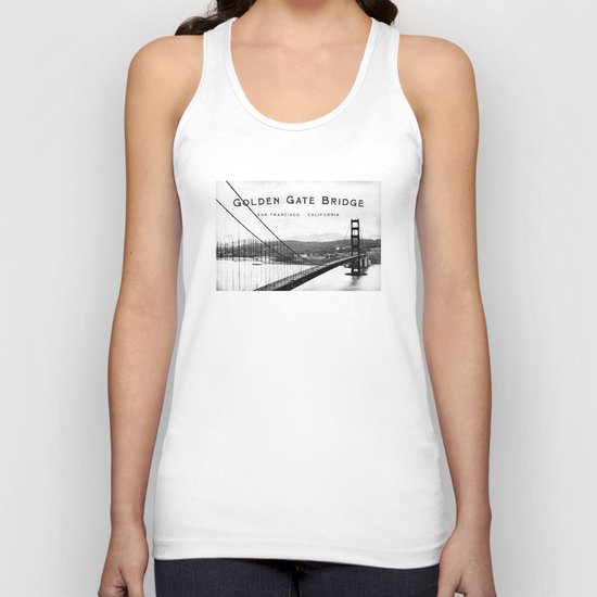 Golden Gate Bridge - San Francisco Unisex Tank Top