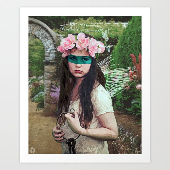 garden guardian Art Print