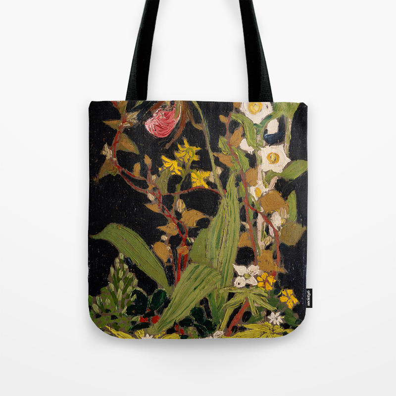 Tom Thomson Moccasin Flower Orchids Algonquin Park Canada Canadian Oil Painting Group Of Se Tote Bag By Artexpression Society6