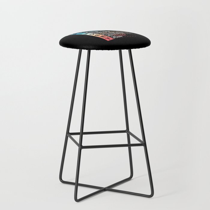 Motivational Quotes Growth for Entrepreneurs Bar Stool