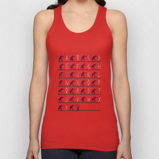 From A to Zorro Unisex Tank Top