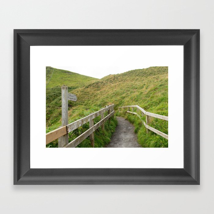 The Path to the Viewpoint Framed Art Print