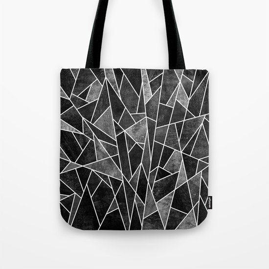 Shattered Black Tote Bag