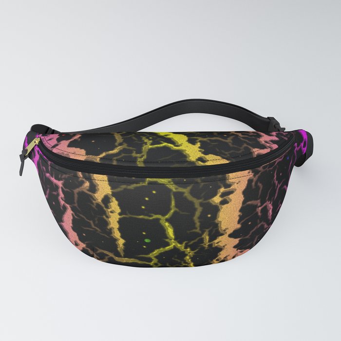 Cracked Space Lava - Pink/Yellow Fanny Pack