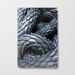 Silver Metallic Dragon Skin Metal Print | Graphicdesign, Design, Snake, Art, Iron, Dinosaur, Backdrop, Fantasy, Lizard, 3D 