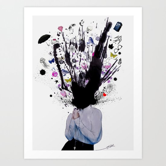 losing faith Art Print