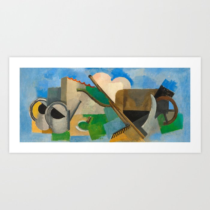 The Watering Can, Emblems, The Garden by Roger de La Fresnaye Art Print