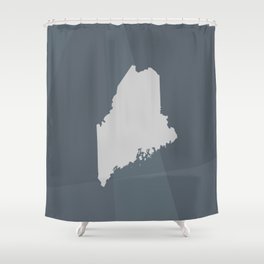 Maine Shower Curtains Society6 Maine State Shower Curtain