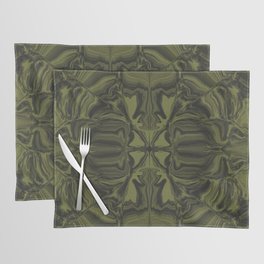 Multidimensional Vintage Green  Placemat