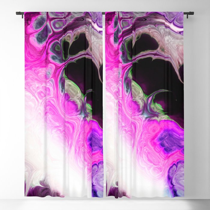 Pink Marble Blackout Curtain